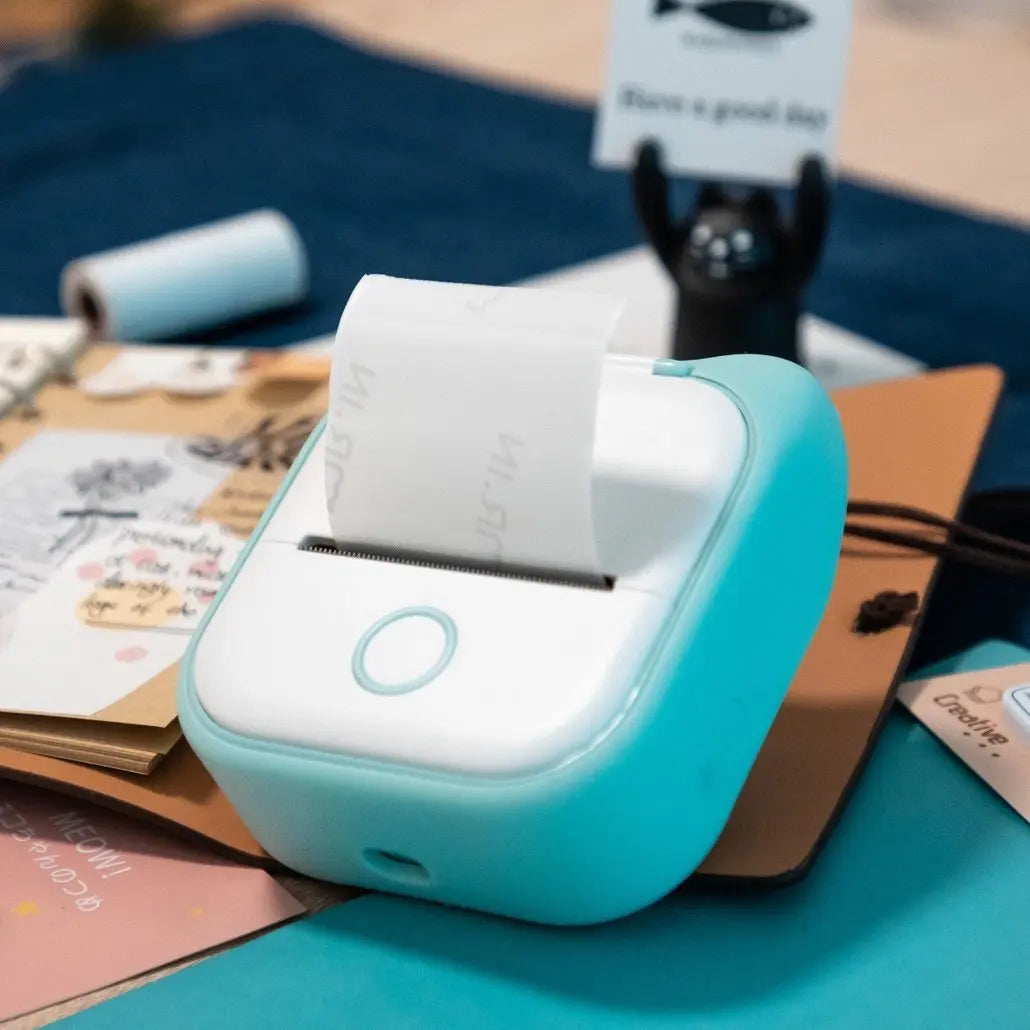 Phomemo T02 Portable Mini Wireless Thermal Pocket Printer Self-adhesive Stickers Use for DIY Mini Portable Printer