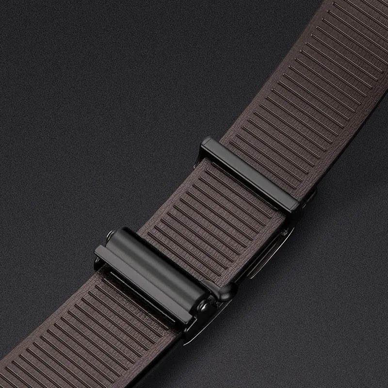 For Brand Special Men's Cowhide Belt with Alloy Buckle 3.2cm Width 115-130cm Length-Clearance Inventory