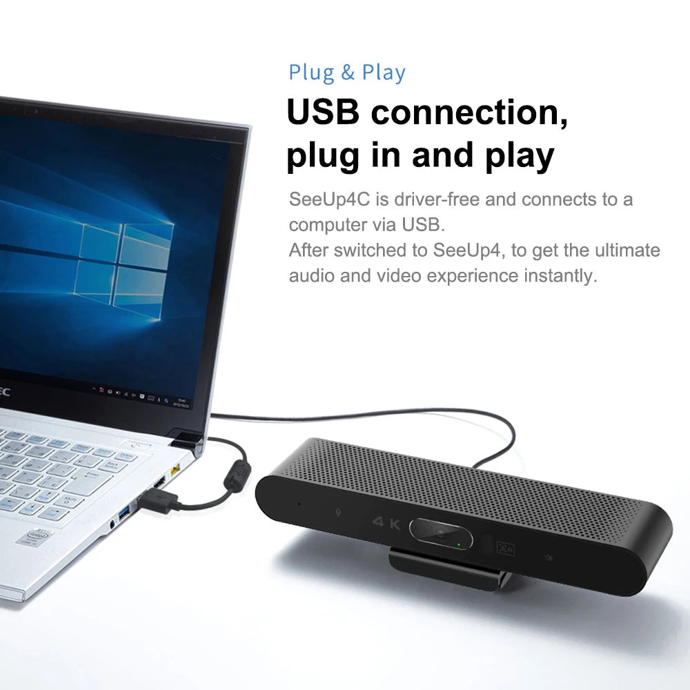 Plug&play 4k Eptz Zoom Cancelling Video Conference Camera Suppliers System All in One Microphone Speakerphone