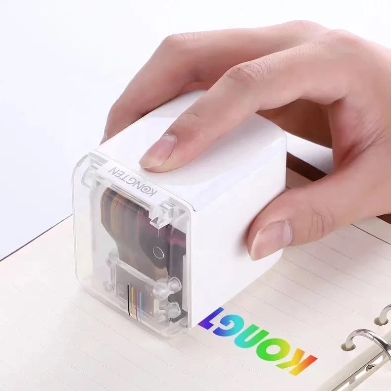 Kongten Full Color Printer Portable Mini Mobile Printer Can Print on Most Materials