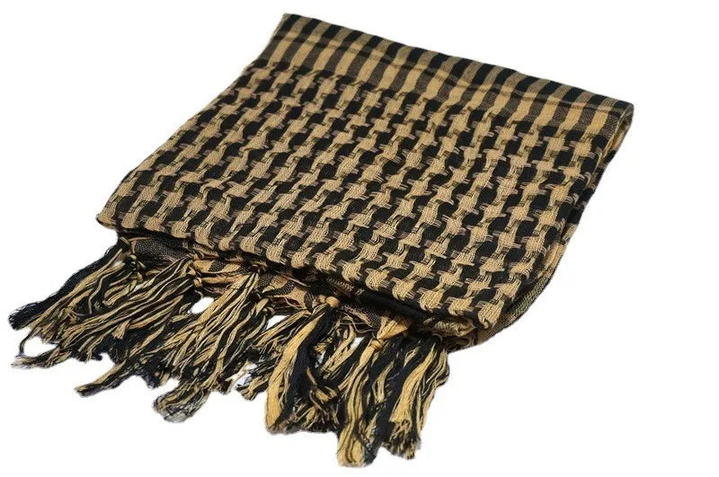 New Fashion Mens Lightweight Square Outdoor Shawl Arab Tactical Desert Shemagh KeffIyeh Arafat Scarf Fashion Hijab for Men 1mx1m