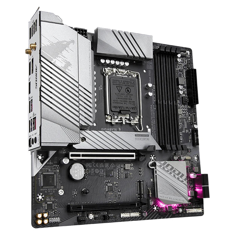 GIGABYTE B760M AORUS ELITE AX DDR4GIGABYTE Support 13th and 12th Gen Series Processors With Intel Socket LGA 1700