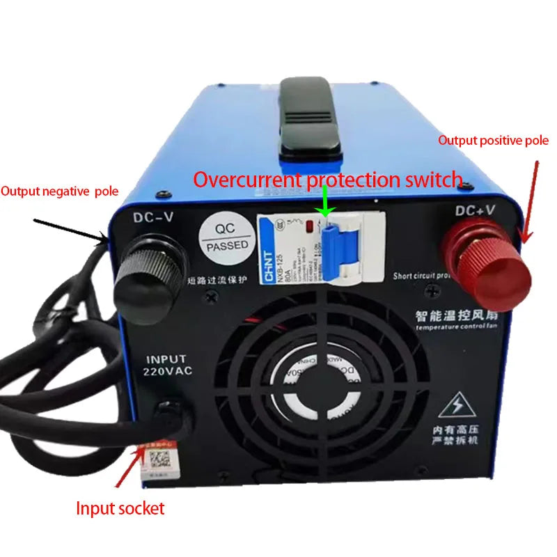 JYAAA Power Supply 1500W 12V 24V 48V 60V 72V 100V 120V 150V  100A 50A 40A 30A 20A 15A 7A Adjust Voltage and Current Charger