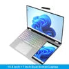 Brand New OEM 15.6 Inch +7 Inch IPS Dual Display 13th Gen N100 Quad Core Touch Screen Aluminum Laptop Fingerprint Metal Notebook