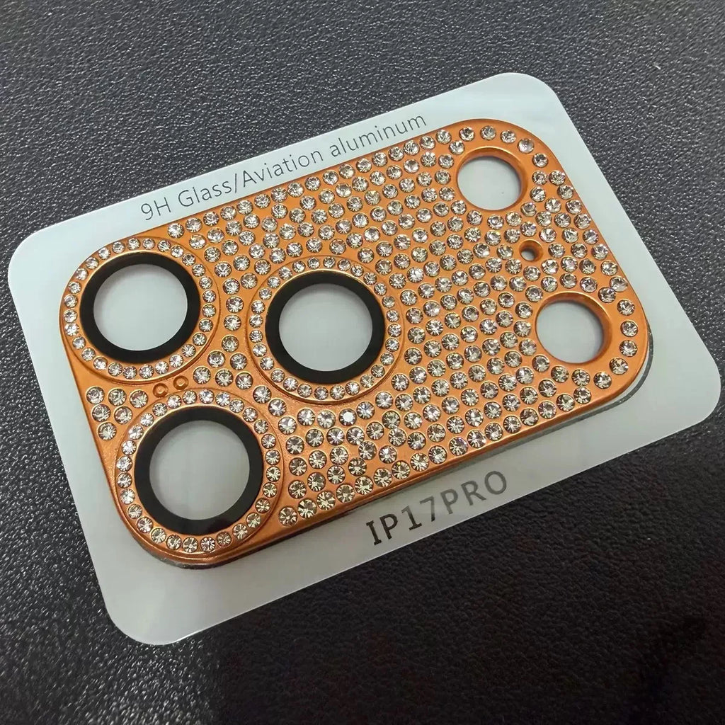 Hot Diamond Anti-scratch Lens Protection for iPhone 14 Full Protector Camera Lens Tempered Glass for iPhone 11 12 13 15 Pro Max