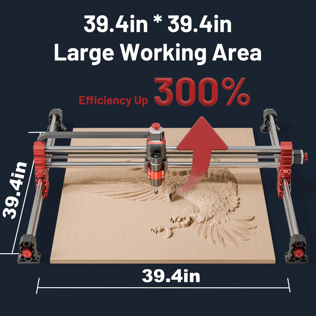 Twotrees Desk Top Mini Electric Cnc Laser Wood Carving Machine.Multifunctional Mini TTC H40 Woodworking Diy CNC Router Machine