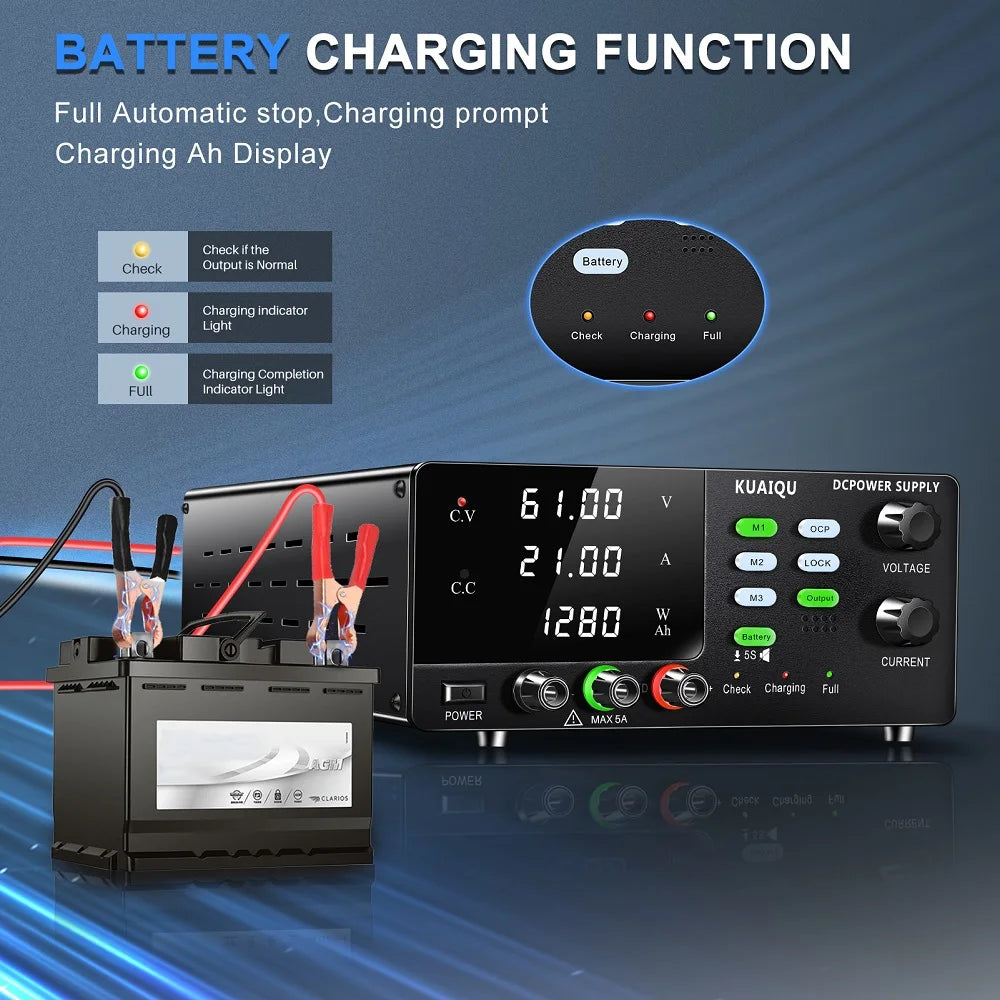 NICE POWER New R-SPS1530C Lifepo4 Lithium Battery Charger Moto Charge 12V 15V 30A Adapter DC Switching Power Supply OCP Repair