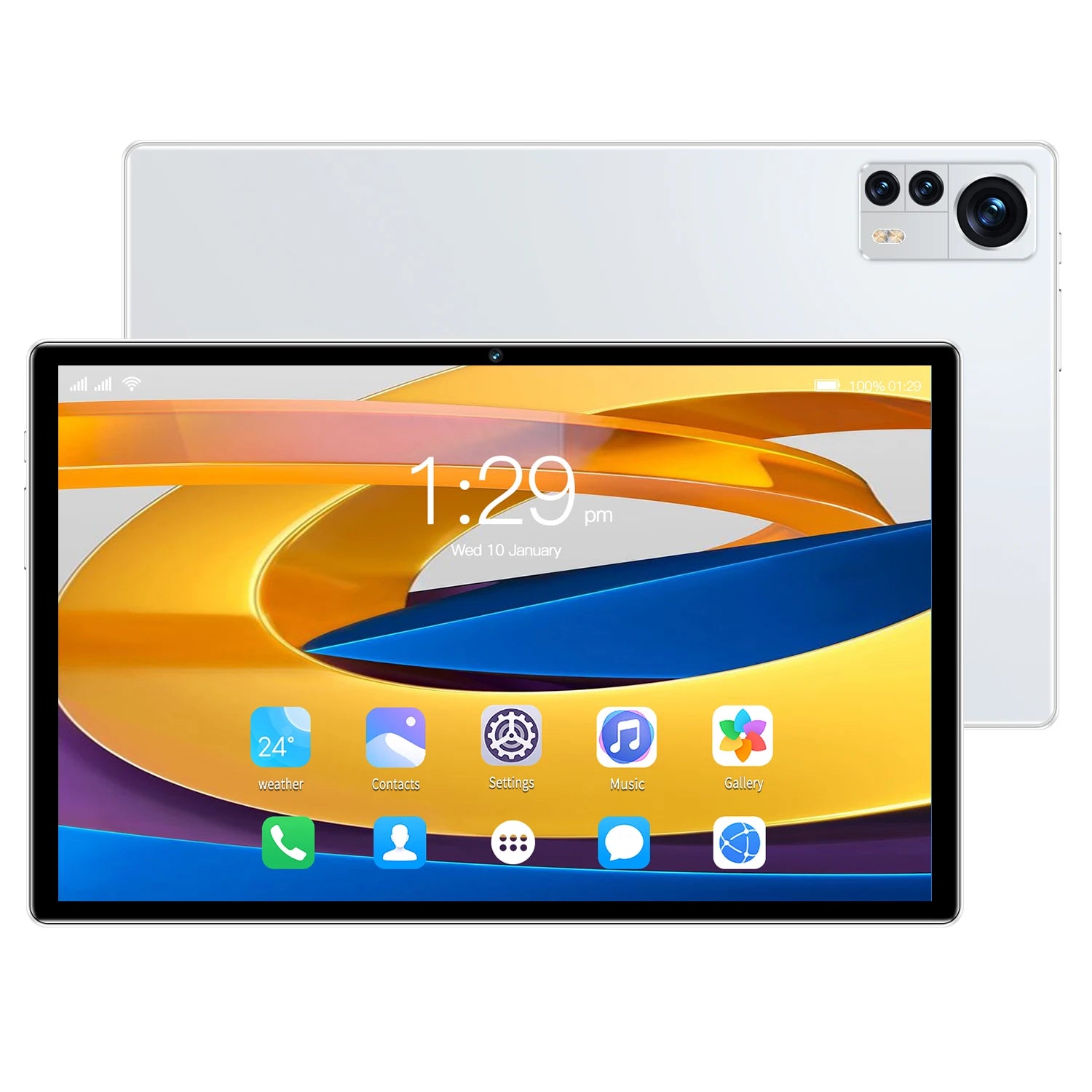 Smart 5+13MP Camera Android 10.1 Inch Dual Sim Educational Kids Tablet PC