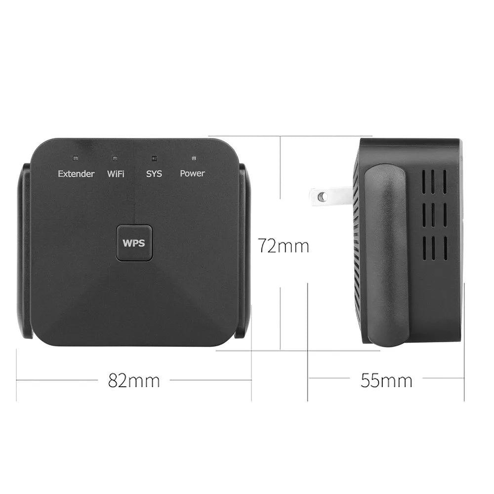 Factory Price Custom WPS Quick Setting Expand Wifi Cover Range 300Mbps Wireless Wifi Repeater