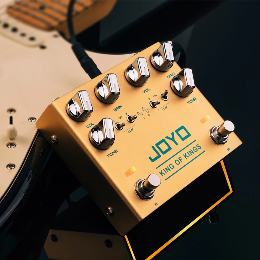 JOYO R-20 King of Kings Vintage Overdrive Pedal Classic Effect Pedal Electric Guitar CRUNCH DISTORTION Multi-Effect Pedal