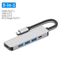 11 in 1 USB C HUB Type C Adapter to 4K  VGA RJ45 Lan Ethernet SD/TF Micro Card Hub 3.5MM AUX 11 Port Dock Station PC