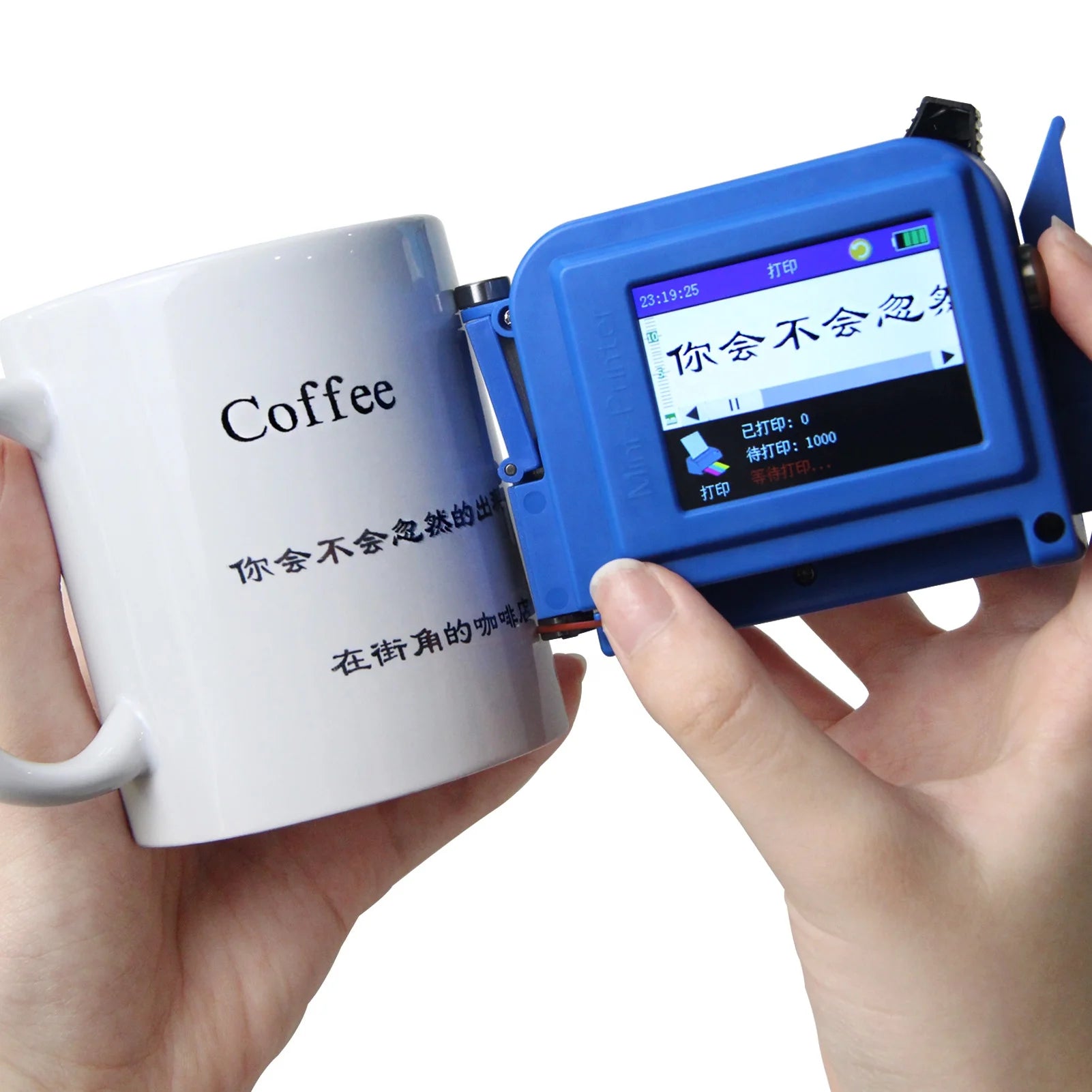 Small Mini Quick Drying Printer Can Print on Any Materials Such As Plastic, Metal, and Glass