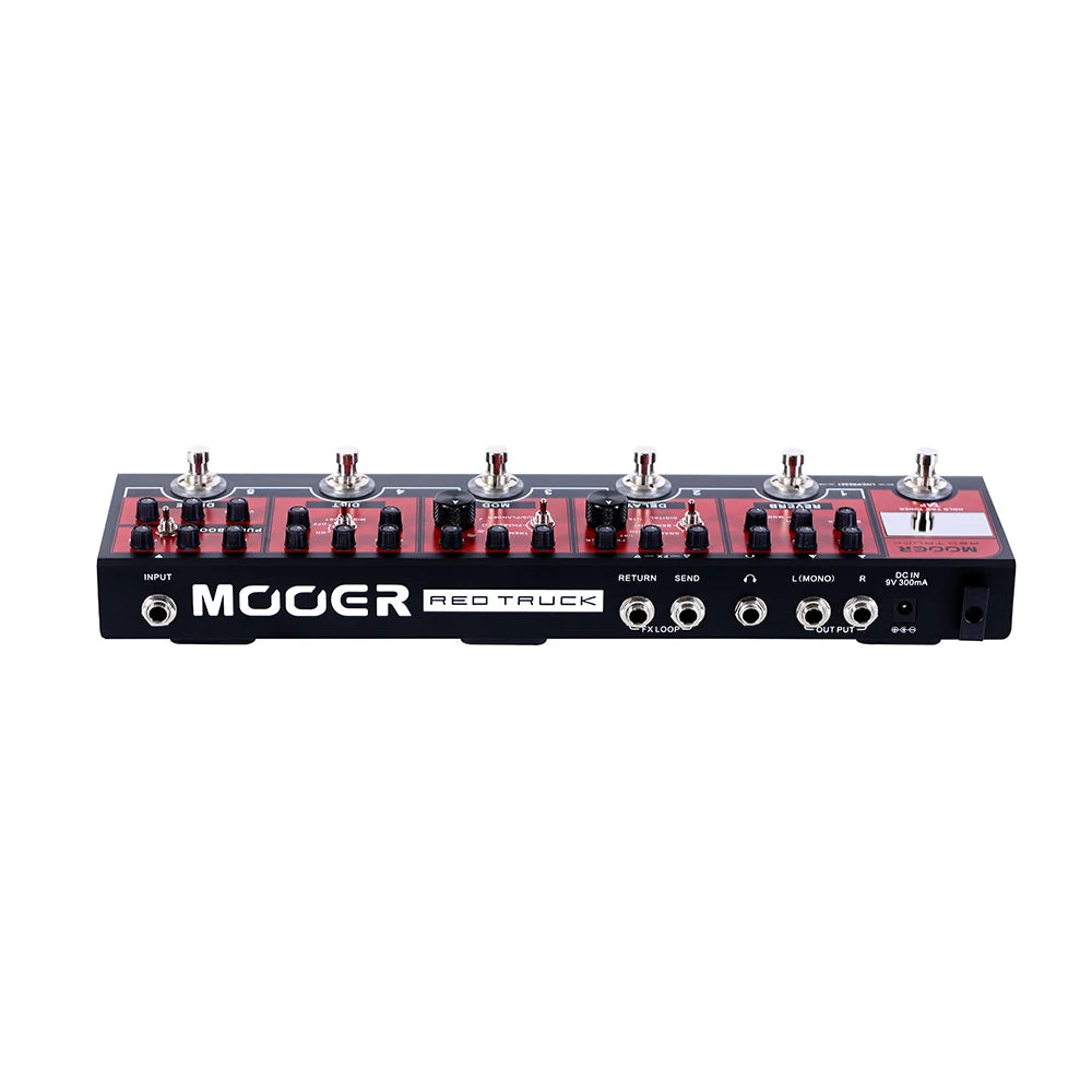 MOOER CPT1 Red Truck Combined Effect Pedal with Guitar Effector with Multiple Effects