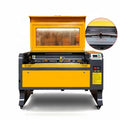 CO2 Laser Cutting Machine Bench-Top  2 Heads Water Cooling High Non-Metal Cutting for Acrylic/Glass/Leather/Plastic/MDF/Wood