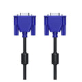 VGA Cable Male to Male 1080P HD Video Cord with Dual Ferrite Core Shielded Anti-Interference for Monitor Laptop TV Projector