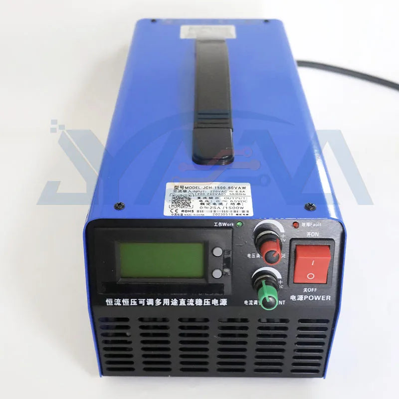JYAAA Power Supply 1500W 12V 24V 48V 60V 72V 100V 120V 150V  100A 50A 40A 30A 20A 15A 7A Adjust Voltage and Current Charger