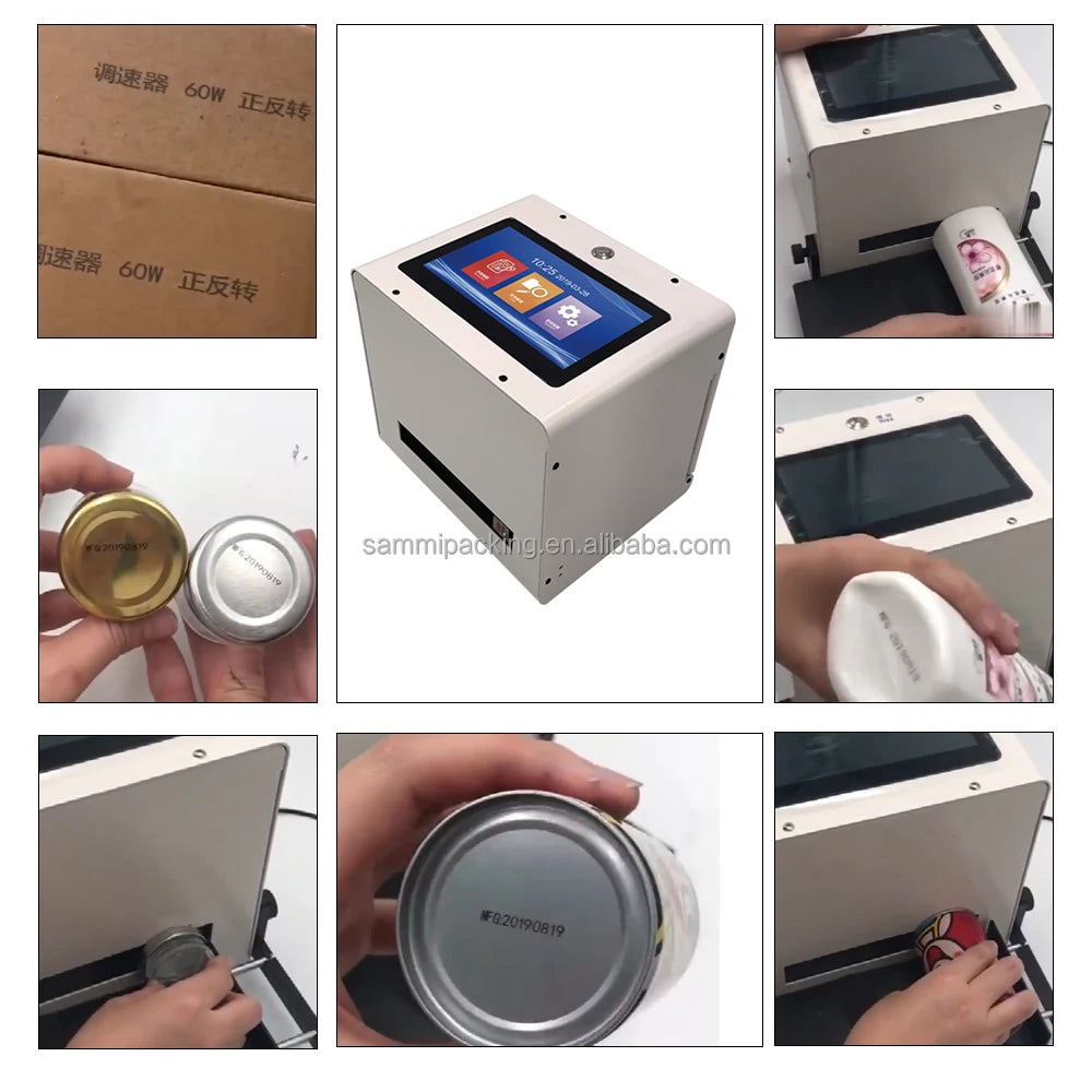 Handheld Inkjet Printer Hand Held Portable Ink Jet Printer for Box Logo Batch Code Printing