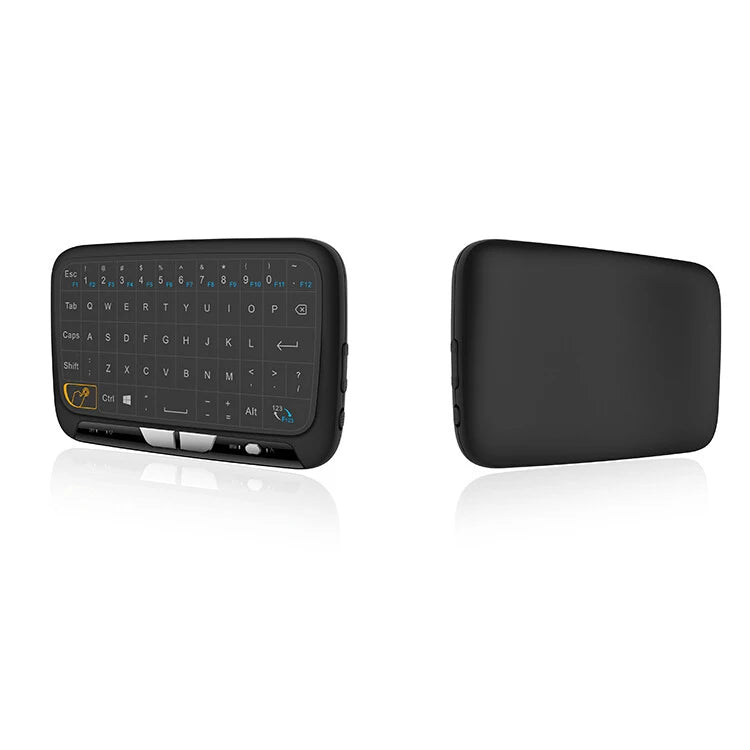 Wholesale 2.4Ghz Mini Wireless Portable Touchpad H18+ Keyboards Li-battery Rechargeable RGB Backlight Keyboard Factory
