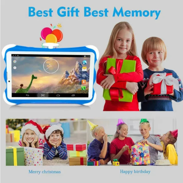 Export 7inch Kids Tablet Pc Android 2SIM 7 Inch 12+256G Android Tablet PC 3G Call +WiFi Children's Toy + Android Tablet