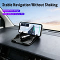 Anti-Slip Car Phone Holder Pad with Dual Slots-Universal Smartphone & GPS Dashboard Mount