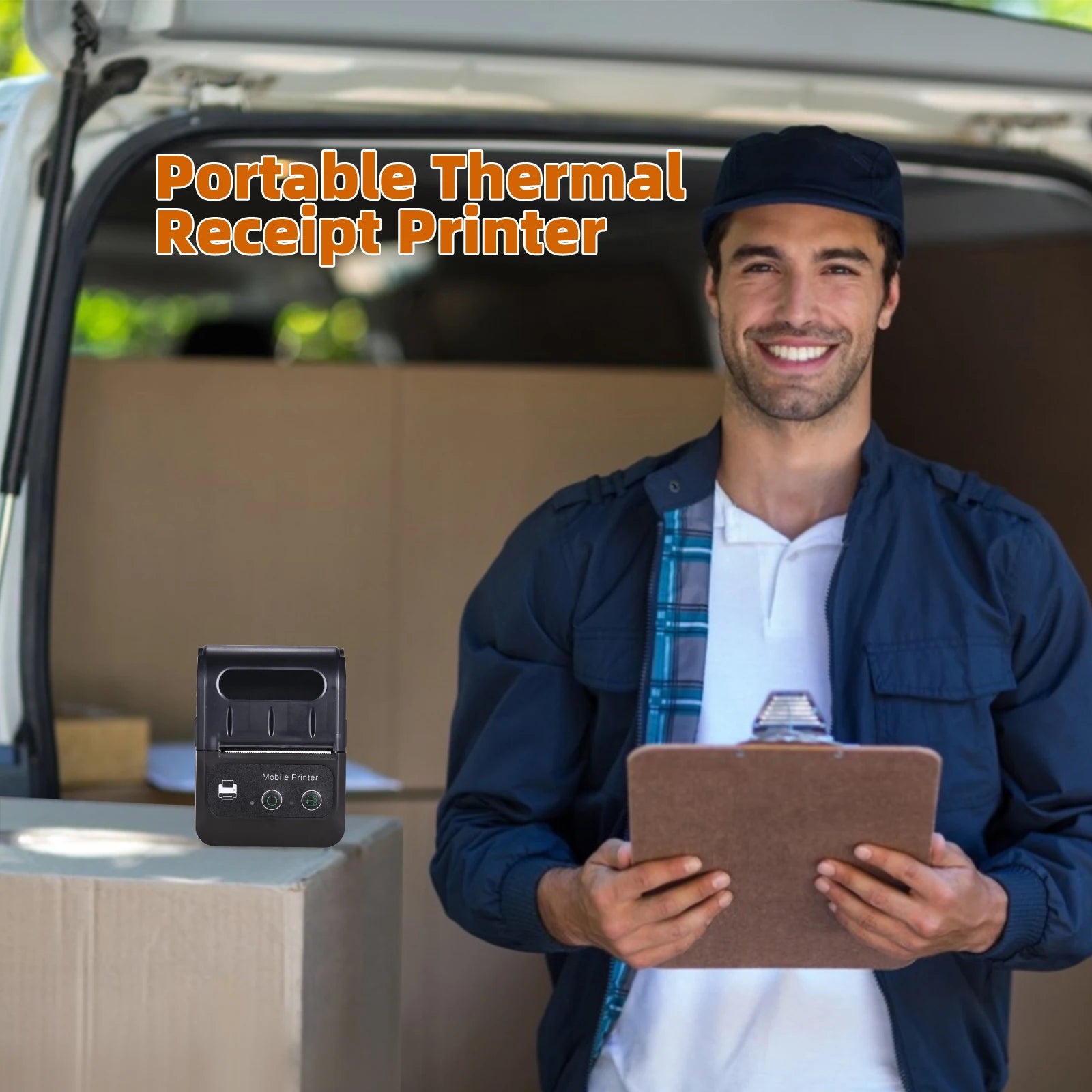 Factory Price 58mm Portable Receipt Thermal Printer Compatible with Android and Ios System