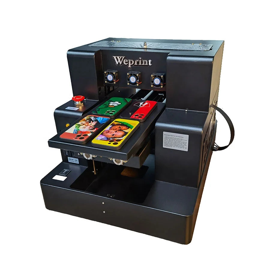 A4 UV with Varnish UV Printer DTF with Free Software for Printing Bottle Pen Phone case A4 Uv Flatbed Printer