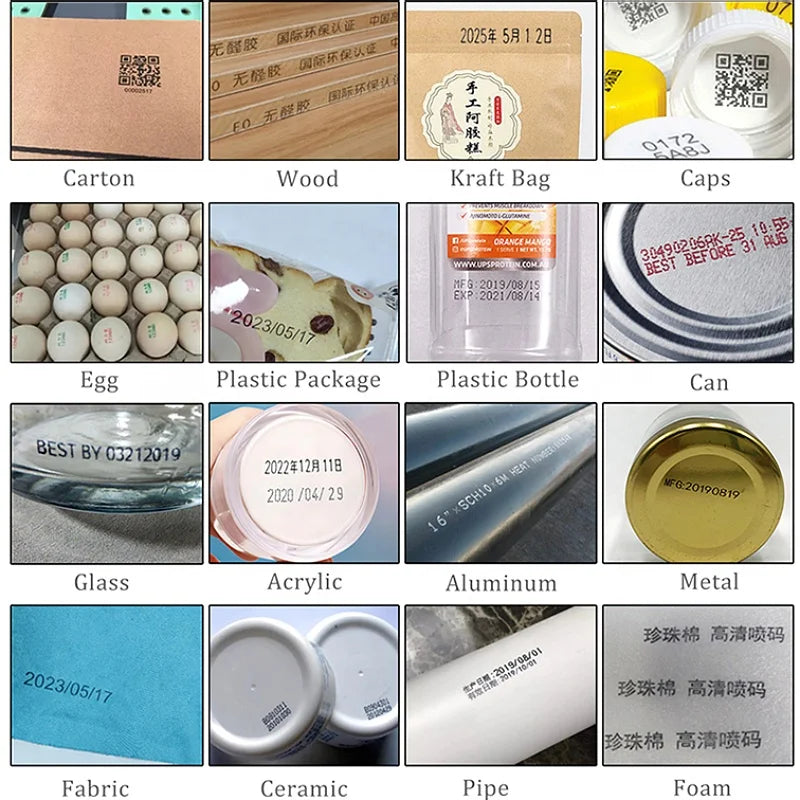 Small Mini Quick Drying Printer Can Print on Any Materials Such As Plastic, Metal, and Glass