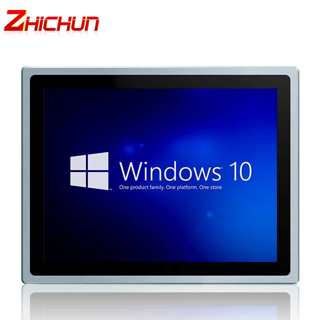 ZhiChun Win10 Industrial PC Touch Screen Wholesale 21.5" Embedded Industrial Ip65 Waterproof Capacitive Flat Screen Panel PC