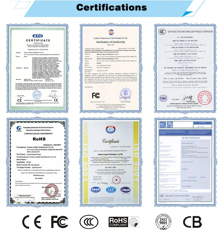 4 Inch BT  USB 110mm A6 Thermal Shipping Label Printer with Ribbon for 4x6  Waybill Printing and Other Sticker