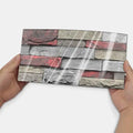 Red Stone Brick Marble Wallpaper Classic Style Geometric Pattern Peel Stick Easy Clean Waterproof PVC Kitchen Bathroom Wall