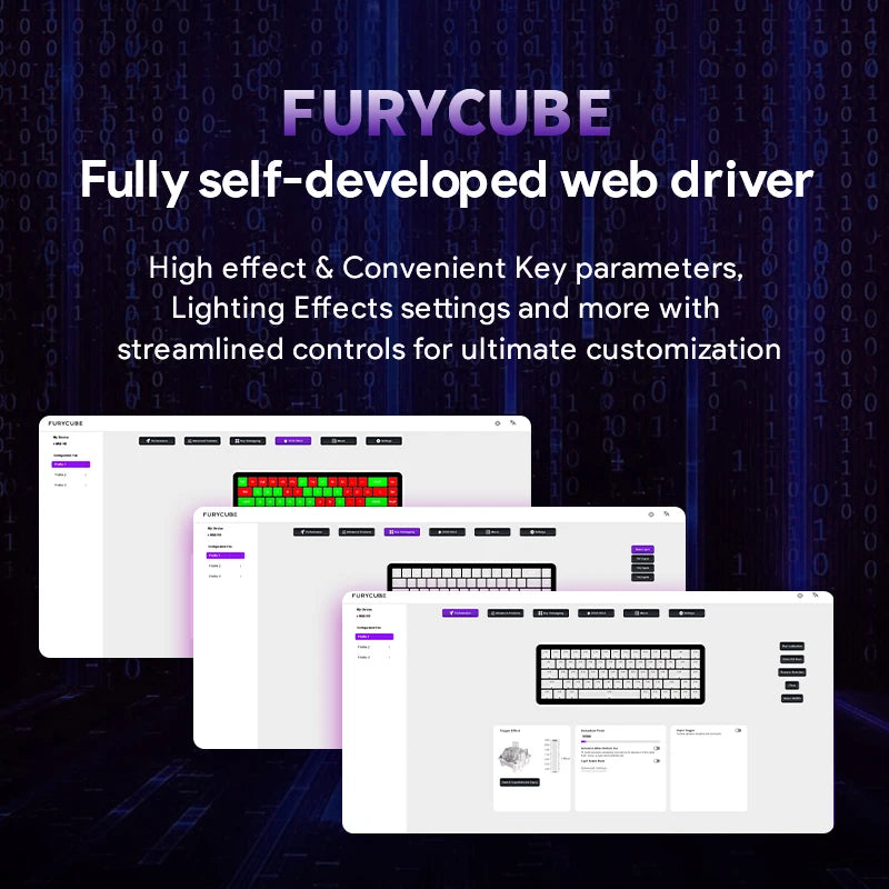 FURYCUBE M30HE High Performance Single-HandedMagnetic Switch Keyboard RGB 29 Keys Rapid Trigger Gamer Gaming Wired Keyboard