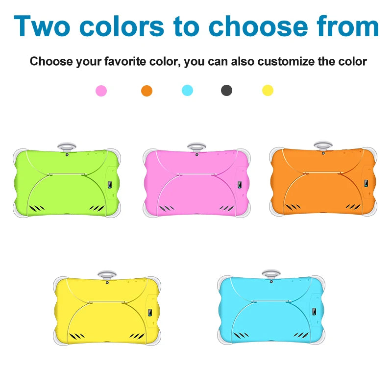 Custom 7 Inch 2gb 16gb Kid Tab Educational Learning 3g 7 Inch Kids Android Tablet With Sim Card Slot