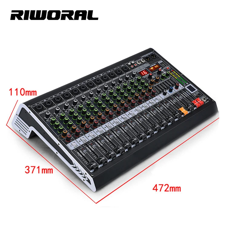 MC12  Professional Audio Sound Equipment Dj Controller Professional Audio Mixer 12-channel