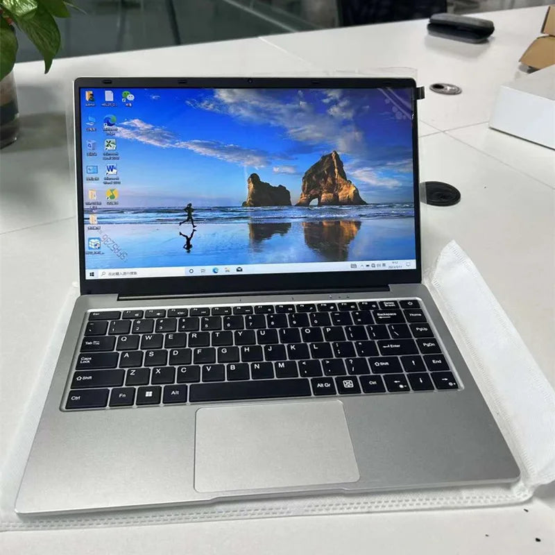 Laptop Notebook 14 Inch Win10/11 4GB+64GB Cheap Laptop Support 128/256/512gb Ssd Computadora Portatil J3455  CPU Laptop