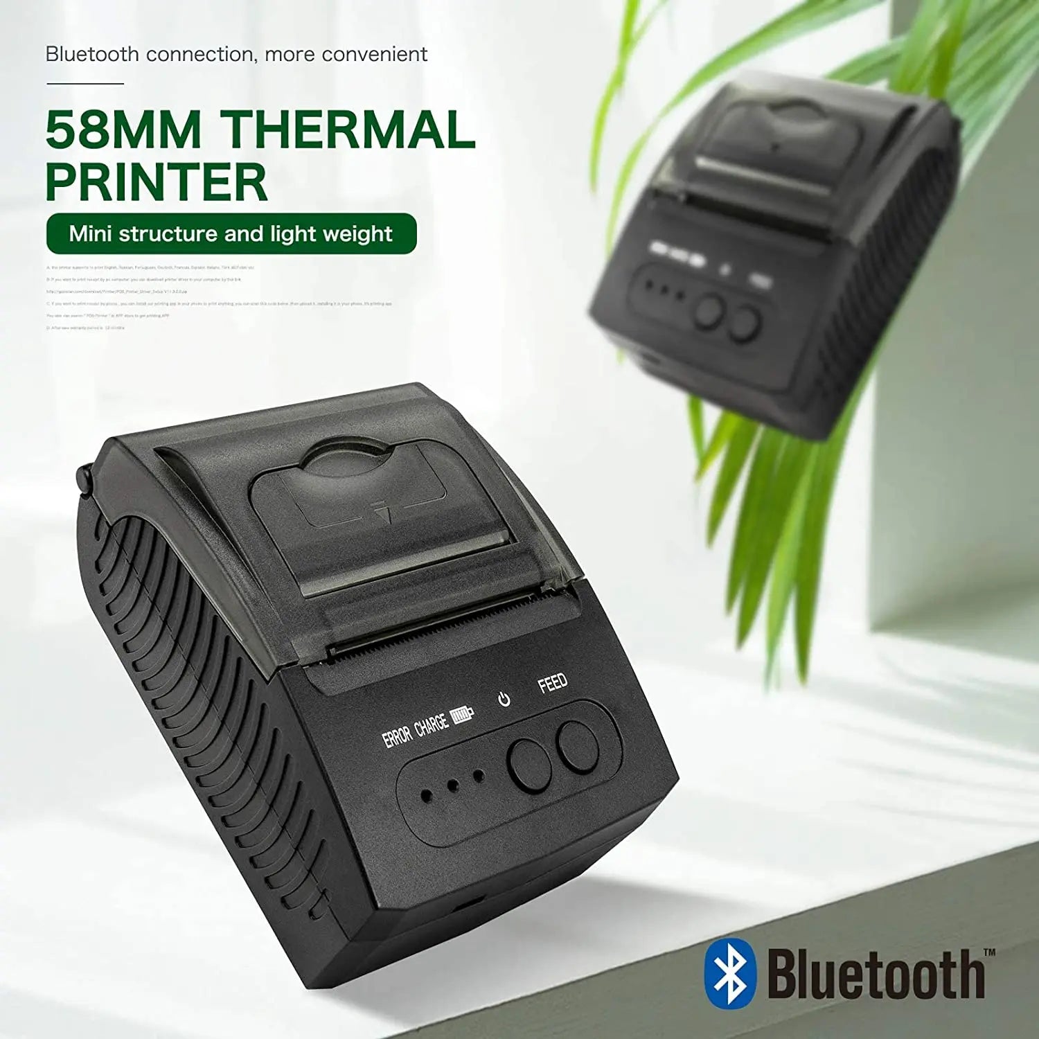 58mm Mini Portable Personal Bill Printer Supports Android Window s