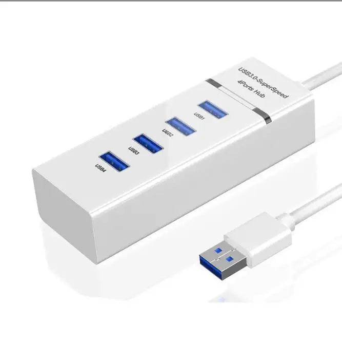 Yigao Super Speed 5 Gbps Transmission 4 Port USB 3.0 Hub with LED Light Splitter Expansion Adapter 0.25m Wire for PC-in Stock