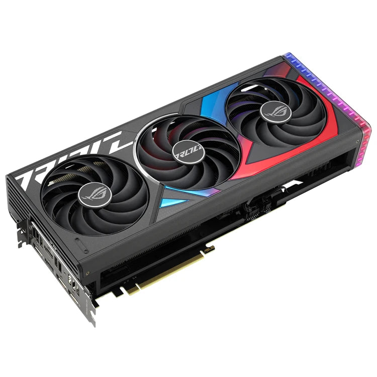Used ASUS ROG Strix GeForce RTX 4070Ti 12GB GDDR6X OC Edition Graphics Card With 12GB GDDR6X 192 Bit Memory Support OverClock