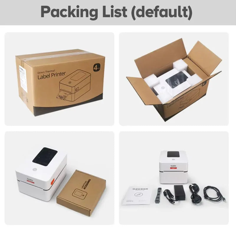 4x6" Thermal Shipping Label Printer Wireless Label Printer for Shipping Compatible with Ebay UPS