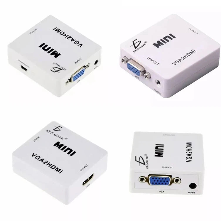 ELEGATE B621 Mini VGA to for 1080P TV Signal Adapter Converter (Made in Mexico)