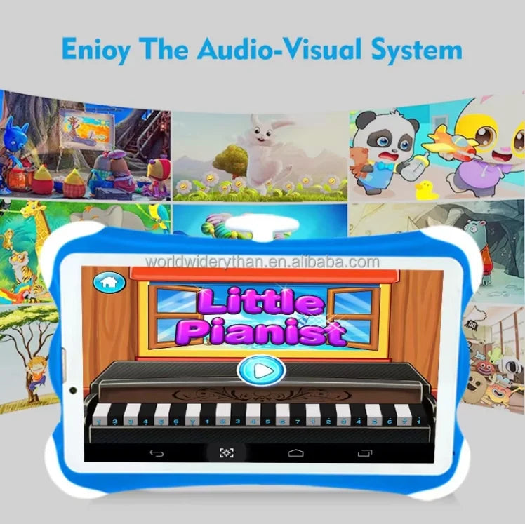 Export 7inch Kids Tablet Pc Android 2SIM 7 Inch 12+256G Android Tablet PC 3G Call +WiFi Children's Toy + Android Tablet
