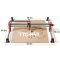 TWOTREES H40 CNC Router Machine 100X100cm Working Area4 Axis Milling Cutting Engraving Machine for Wood Acrylic MDF Etc