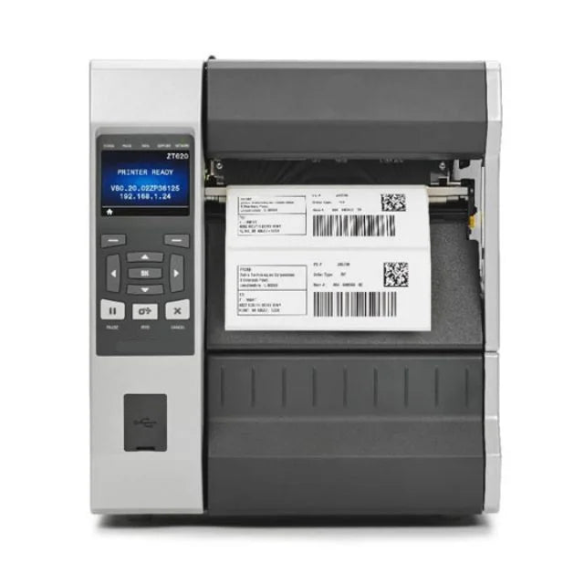 Zebra Desktop ZT230 Original Thermal Transfer Barcode Label Printer Wired Wireless Ethernet Port Cutter 300dpi Resolution