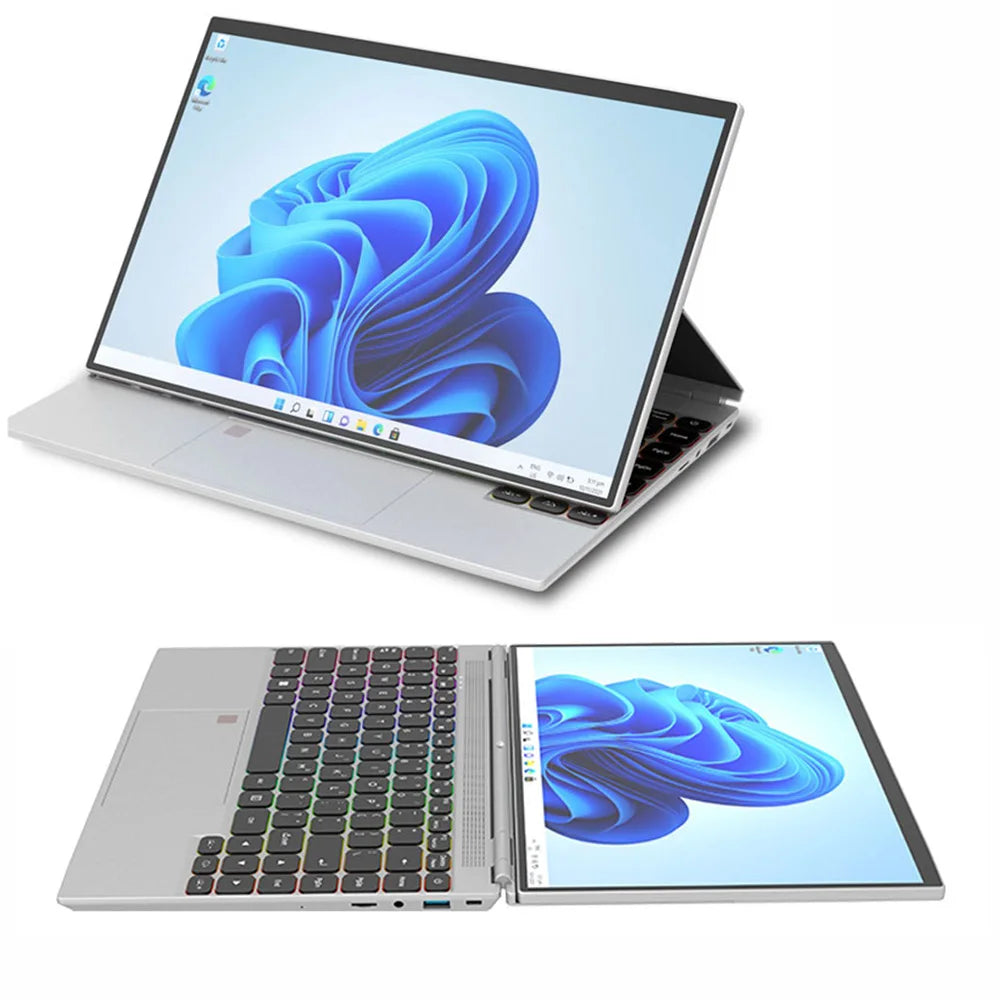 Wholesale Office 14 Inch Touch Screen Intel N95 16G 32GB 2 in 1 Yoga Portable Tablet Laptop Fingerprint Unlock Business Laptops