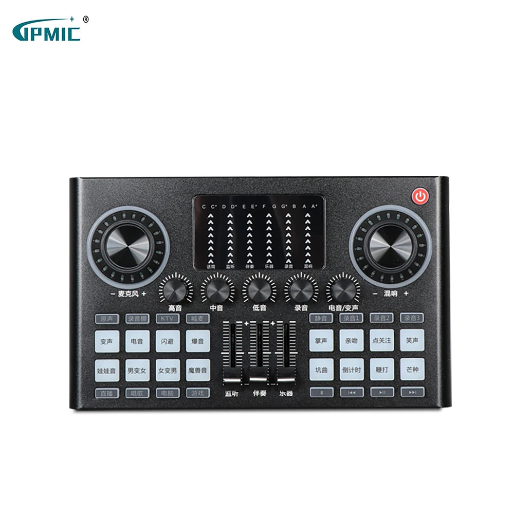 Mic Device Sound Effects Audio Mixer Universal Multi-functional Mobile Cell Phone Live Broadcast Microphone External Sound Card