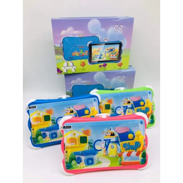 Export 7inch Kids Tablet Pc Android 2SIM 7 Inch 12+256G Android Tablet PC 3G Call +WiFi Children's Toy + Android Tablet
