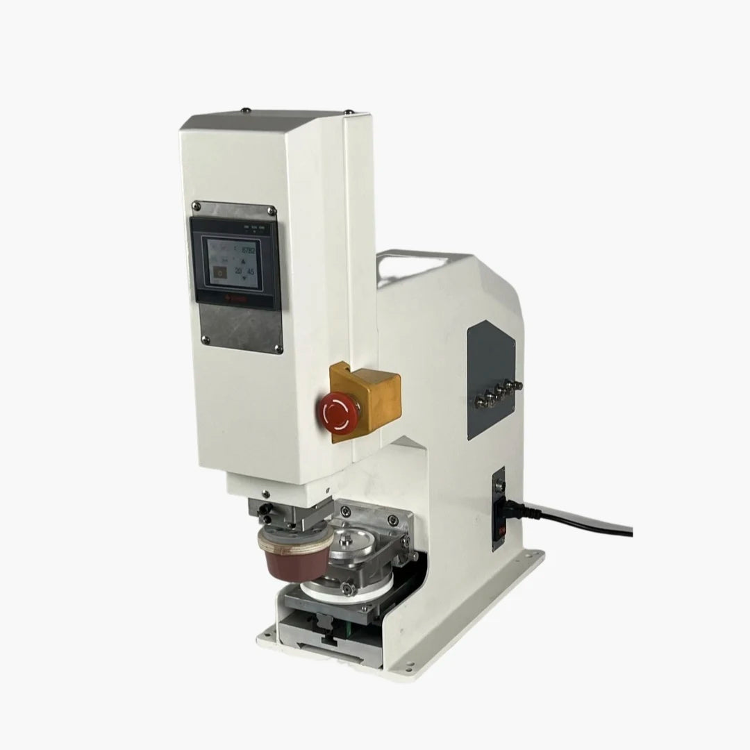 Environmentally Odorless Pad Printing Machine Pad Printing Ceramic Ring Closed Ink Cup Tompo Rubber Printer for Fabric