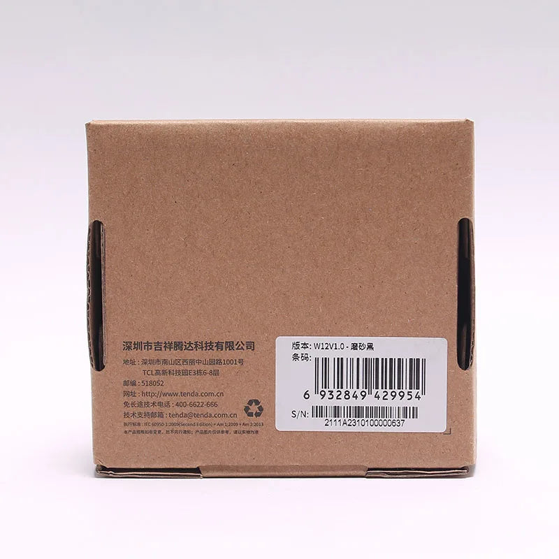 Tenda W12 300Mbps Dual Band Gigabit In-Wall WiFi AP 86mm IEEE 802.11n/g/b WEP Encryption 2x2 Antennas for Home Use
