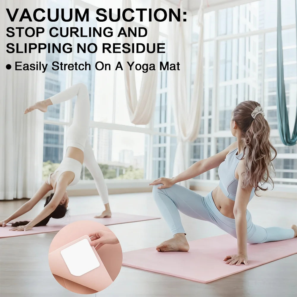 Reusable White Square Foam Repositionable Adhesive Rug Gripper No Residue for Home Office Hotel