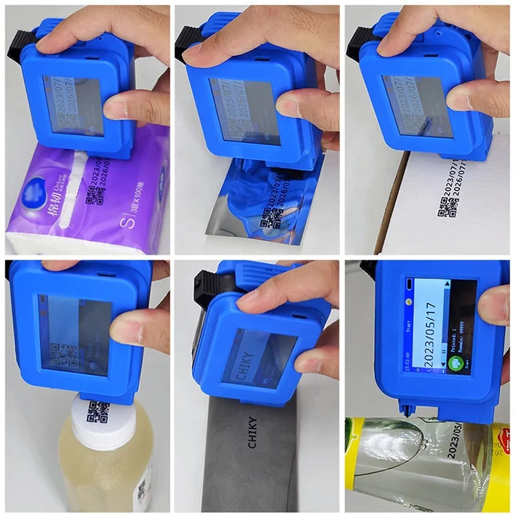 MINI Inkjet Printer Multilingual Multi-function Printing QR Code Production Date Barcode Handheld Portable Inkjet Printer