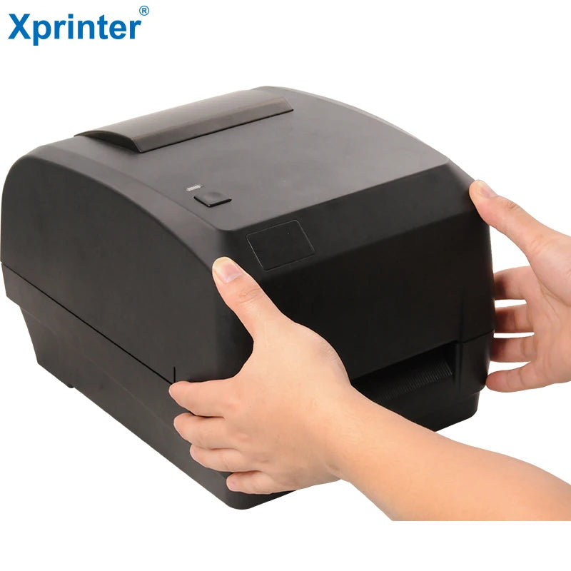 4 Inch BT  USB 110mm A6 Thermal Shipping Label Printer with Ribbon for 4x6  Waybill Printing and Other Sticker